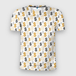 Мужская спорт-футболка Денежные Знаки Доллара