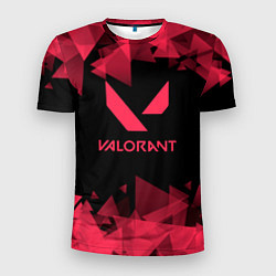 Футболка спортивная мужская Valorant - Геометрия, цвет: 3D-принт