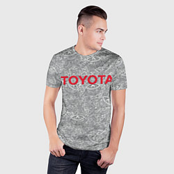 Футболка спортивная мужская TOYOTA PATTERN LOGO Z, цвет: 3D-принт — фото 2