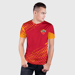 Футболка спортивная мужская Roma Рома, цвет: 3D-принт — фото 2