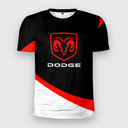 Футболка спортивная мужская DODGE SPORT, цвет: 3D-принт