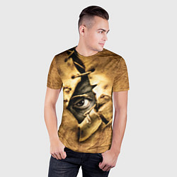 Футболка спортивная мужская Джиперс Криперс видит, цвет: 3D-принт — фото 2