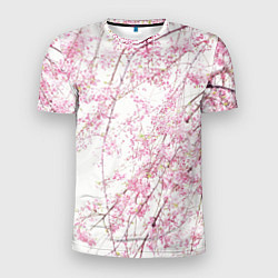 Мужская спорт-футболка Розовое цветение