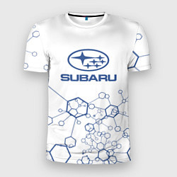 Футболка спортивная мужская Субару subaru, цвет: 3D-принт