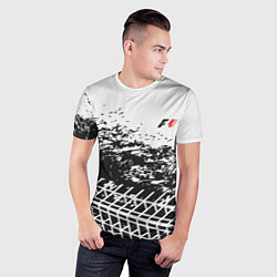 Футболка спортивная мужская F1 Формула 1 Mini Logo, цвет: 3D-принт — фото 2