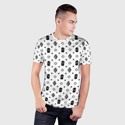 Футболка спортивная мужская Узор White Dope Camo Dope Street Market, цвет: 3D-принт — фото 2