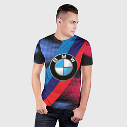 Футболка спортивная мужская BMW Luxury, цвет: 3D-принт — фото 2