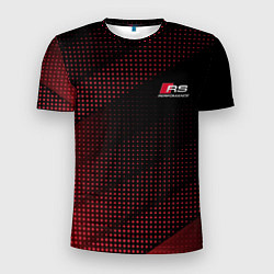 Мужская спорт-футболка AUDI RS RED SPORT