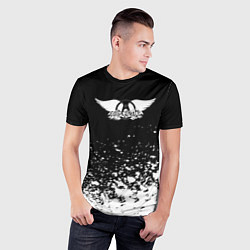 Футболка спортивная мужская Aerosmith, цвет: 3D-принт — фото 2