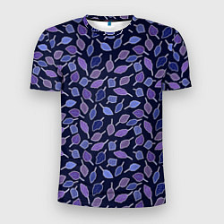 Футболка спортивная мужская Фиолетовые листья Мистика, цвет: 3D-принт
