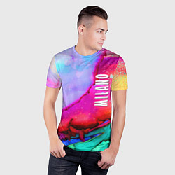 Футболка спортивная мужская Milano Fashion pattern, цвет: 3D-принт — фото 2