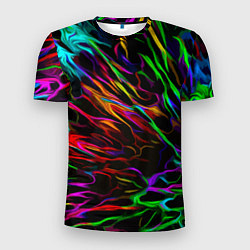 Мужская спорт-футболка Neon pattern Vanguard