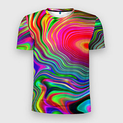 Мужская спорт-футболка Expressive pattern Neon