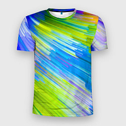 Мужская спорт-футболка Color vanguard pattern Raster