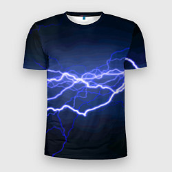 Футболка спортивная мужская Lightning Fashion 2025 Neon, цвет: 3D-принт