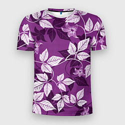 Мужская спорт-футболка Фиолетовый вьюнок