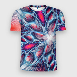 Мужская спорт-футболка Абстрактный экспрессивный красочный паттерн Abstra