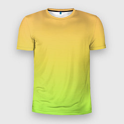 Мужская спорт-футболка GRADIEND YELLOW-GREEN