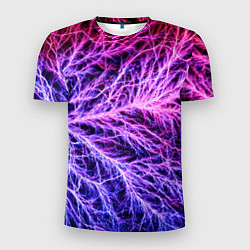 Мужская спорт-футболка Авангардный неоновый паттерн Мода Avant-garde neon