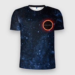 Футболка спортивная мужская Stellaris Black Hole Logo, цвет: 3D-принт