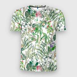 Мужская спорт-футболка Цветы Летний Ботанический Букет