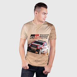 Футболка спортивная мужская Toyota Gazoo Racing Desert Rally, цвет: 3D-принт — фото 2