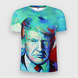 Мужская спорт-футболка Дональд Трамп арт