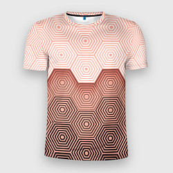Футболка спортивная мужская Hexagon Minimal, цвет: 3D-принт
