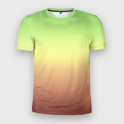 Футболка спортивная мужская Градиент Фисташки Gradient, цвет: 3D-принт
