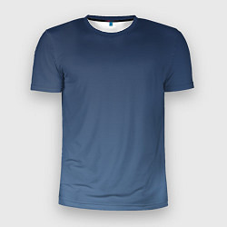 Мужская спорт-футболка Gradient Dark Blue