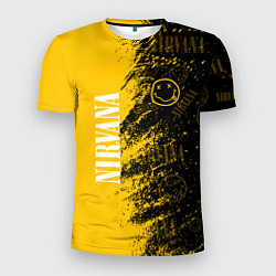 Мужская спорт-футболка Nirvana Паттерн