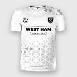 Футболка спортивная мужская West Ham Champions Униформа, цвет: 3D-принт