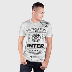 Футболка спортивная мужская Inter Football Club Number 1 Legendary, цвет: 3D-принт — фото 2