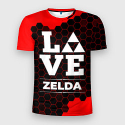 Футболка спортивная мужская Zelda Love Классика, цвет: 3D-принт