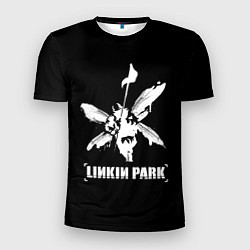 Футболка спортивная мужская Linkin Park белый, цвет: 3D-принт