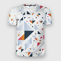 Мужская спорт-футболка Абстрактные Треугольные Формы