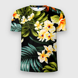 Мужская спорт-футболка Vanguard floral composition Summer