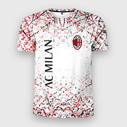 Футболка спортивная мужская Ac milan logo, цвет: 3D-принт