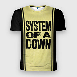 Футболка спортивная мужская System of a Down: 5 Album Bundle, цвет: 3D-принт