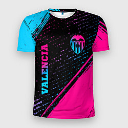 Футболка спортивная мужская Valencia Neon Gradient, цвет: 3D-принт