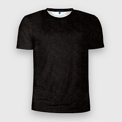 Мужская спорт-футболка Текстурированный угольно-черный
