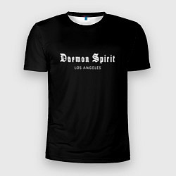 Футболка спортивная мужская Daemon Spirit Black - Los Angeles, цвет: 3D-принт