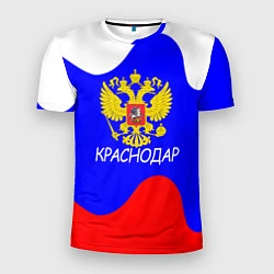 Футболка спортивная мужская Краснодар - ГЕРБ, цвет: 3D-принт