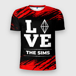 Футболка спортивная мужская The Sims Love Классика, цвет: 3D-принт