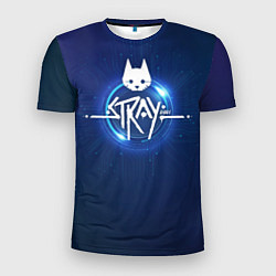Футболка спортивная мужская Stray - кибер кот, цвет: 3D-принт