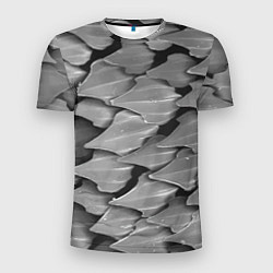 Футболка спортивная мужская Кожа акулы - броня, цвет: 3D-принт