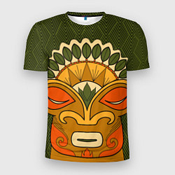 Мужская спорт-футболка Polynesian tiki HUMBLE
