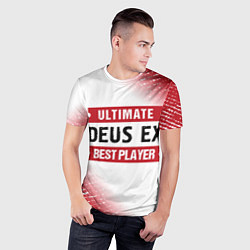 Футболка спортивная мужская Deus Ex: Best Player Ultimate, цвет: 3D-принт — фото 2