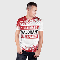 Футболка спортивная мужская Valorant: Best Player Ultimate, цвет: 3D-принт — фото 2