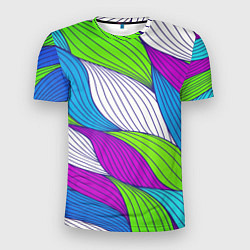 Мужская спорт-футболка Цветная ткань